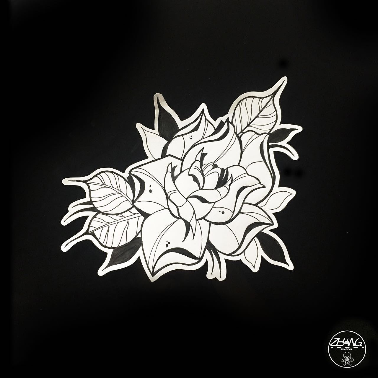 oldschooltattoo手绘稿2