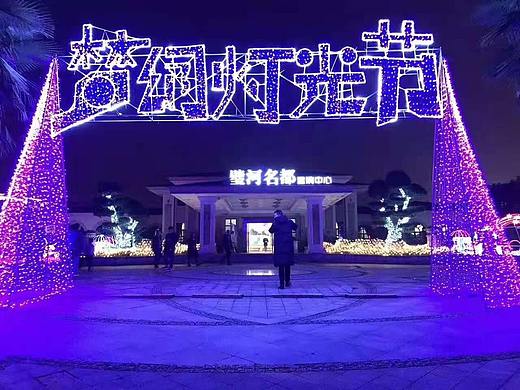 梦幻灯光节出租搭建如您所见 一场唯美梦幻夜晚风景