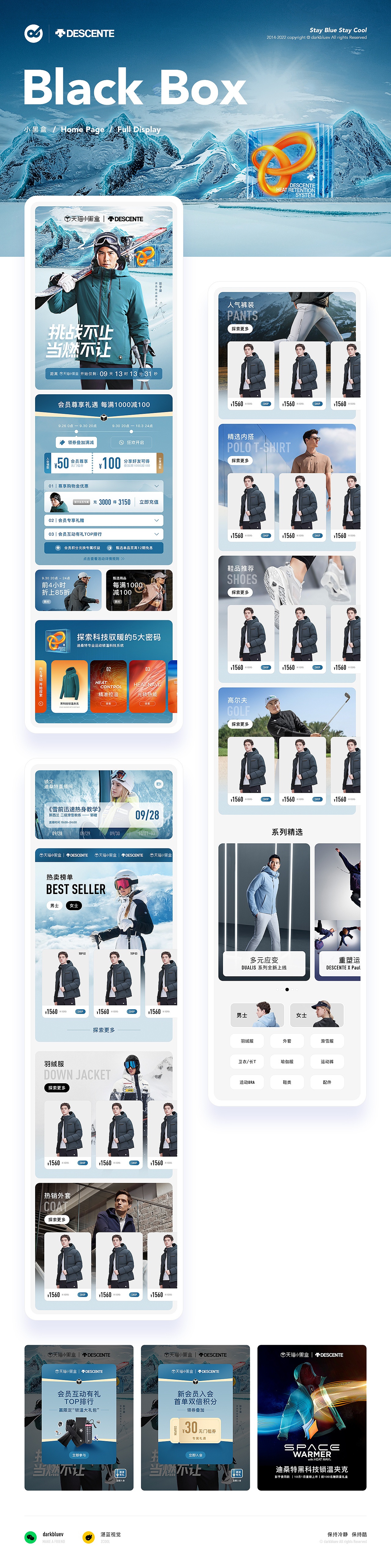 迪桑特 × 湛蓝视觉 | 2022' 页面、详情 年度合辑