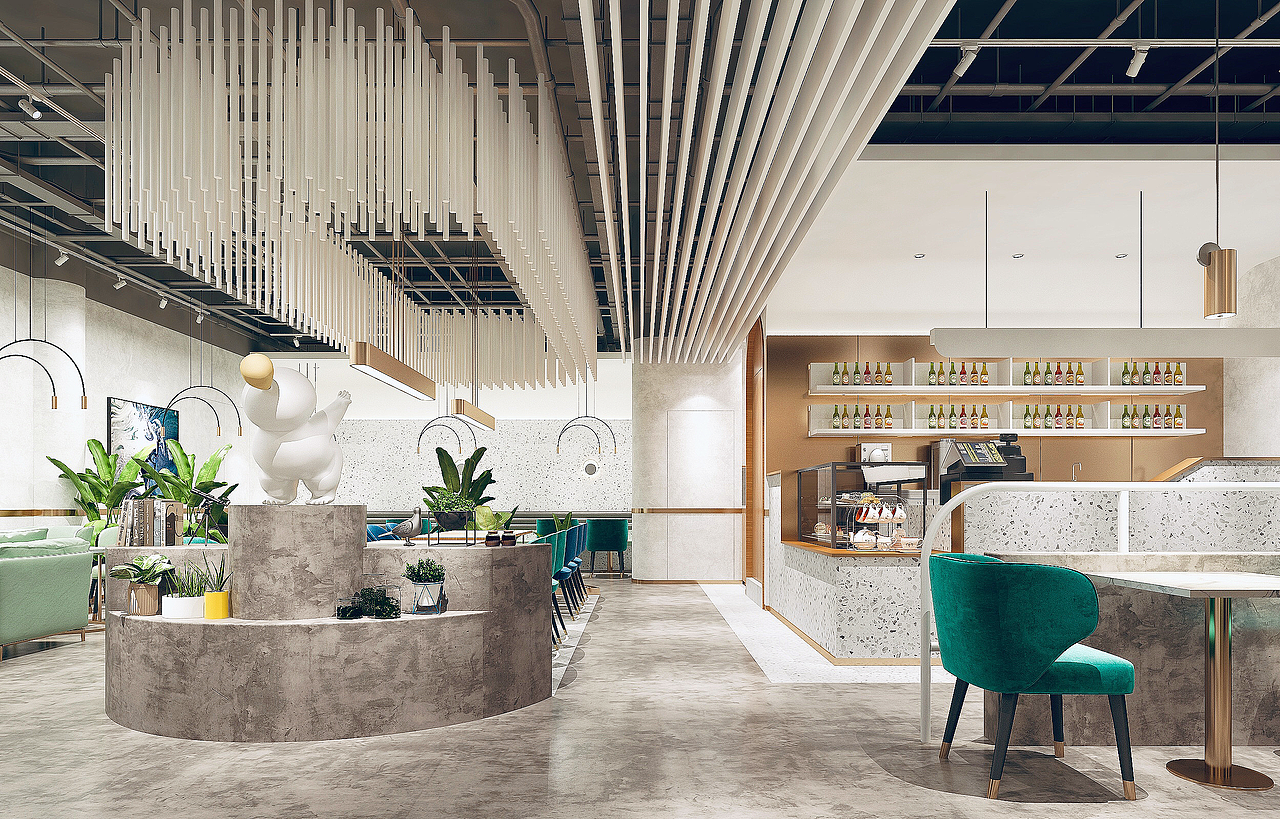 31三十一设计 | 小黄点蓝带西餐