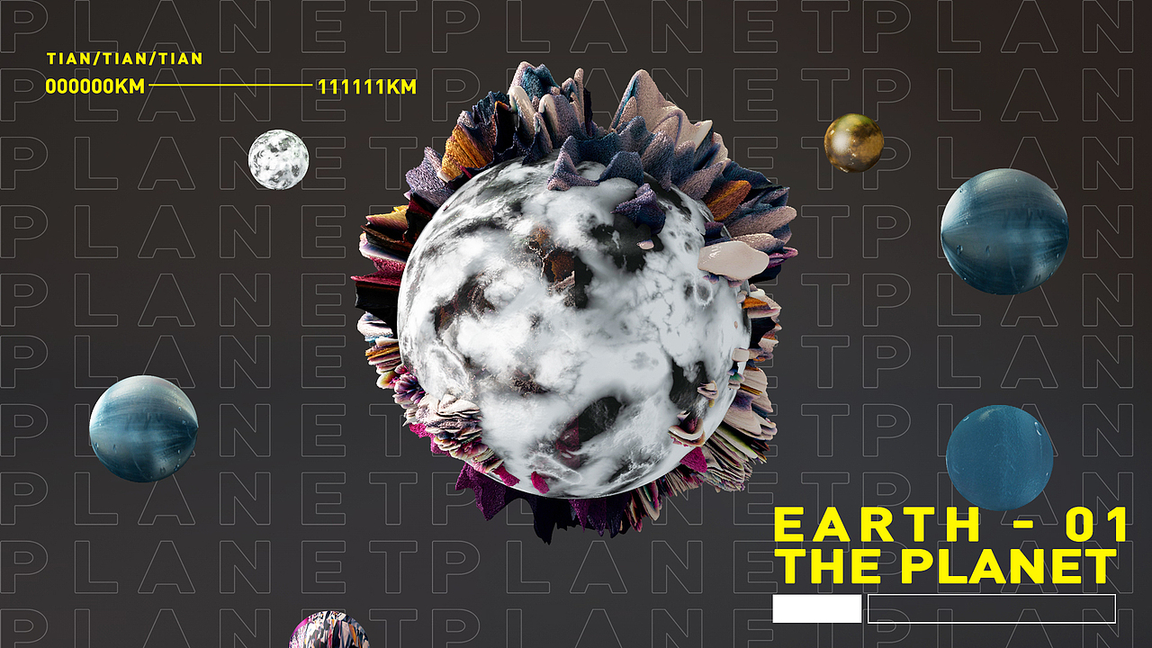 c4d波躁球海报排版（图ZMjM5MzU0NjAw） - 海报 - 站酷设计师先森田原创素材 - 站酷ZCOOL