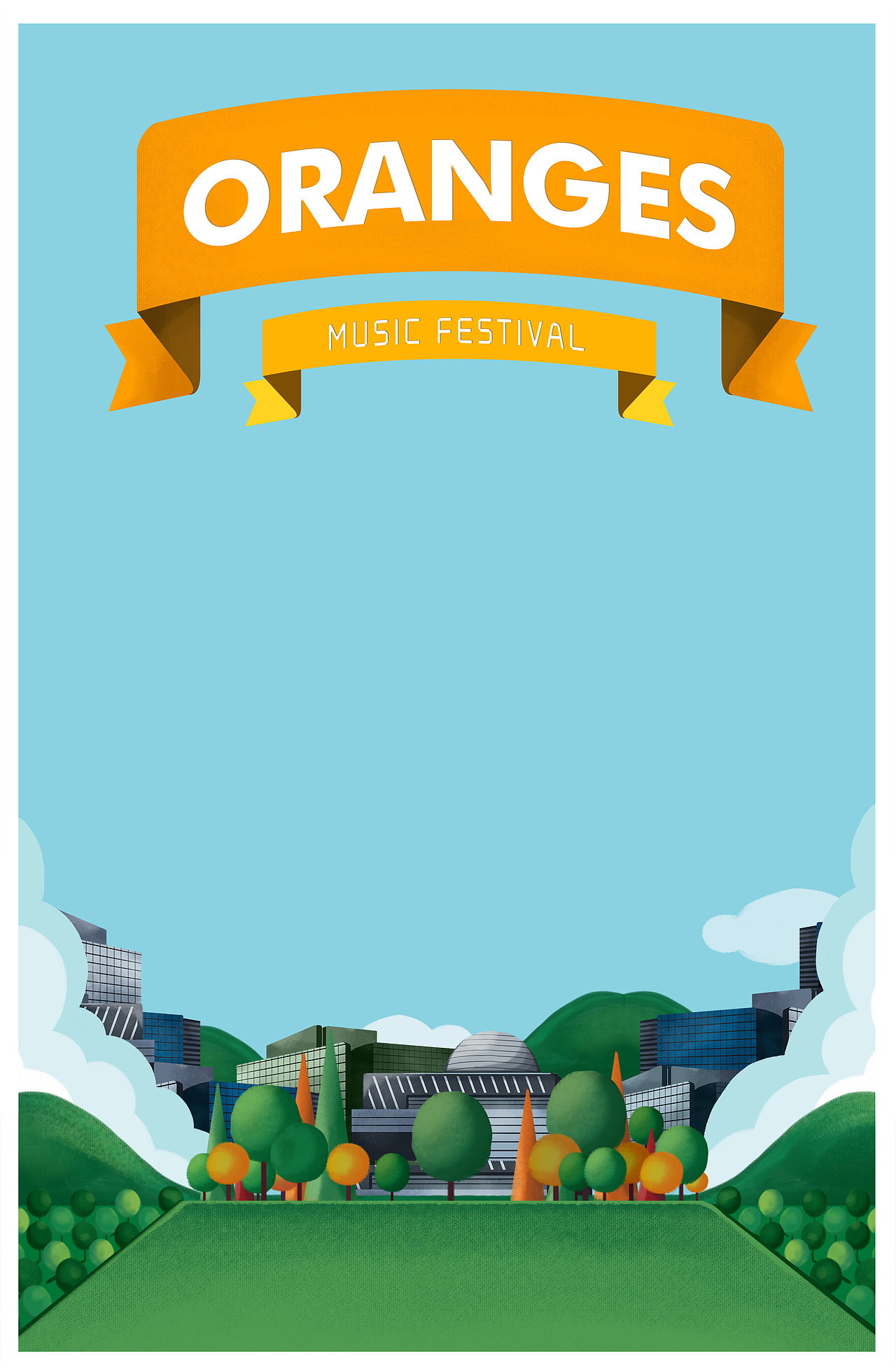 NBCP香橙音乐大赛海报（图ZNTMxNjg2NjA=） - 商业插画 - 站酷设计师钱大江原创素材 - 站酷ZCOOL