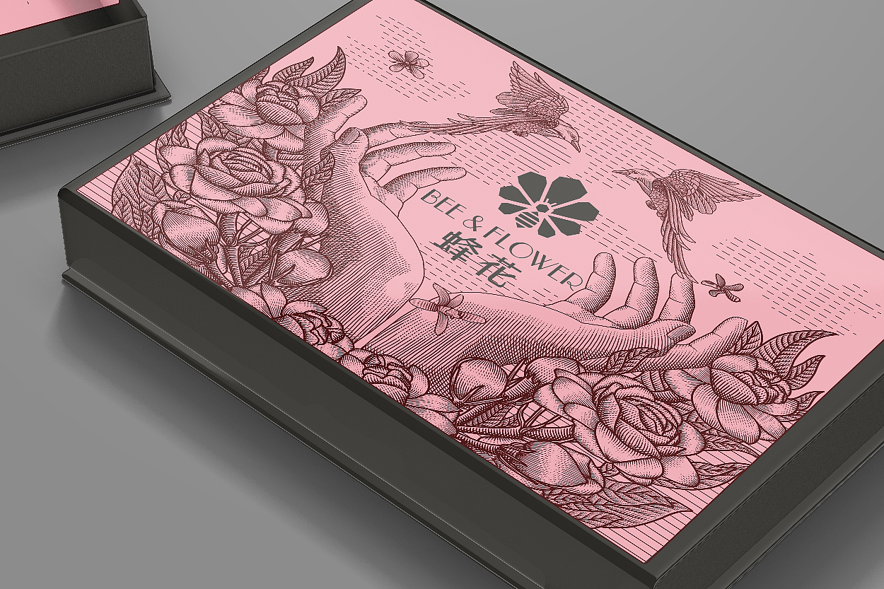 蜂花情人节礼盒限定（图ZMzQwNDk3NDk2） - 商业插画 - 站酷设计师Camellia_9786原创素材 - 站酷ZCOOL