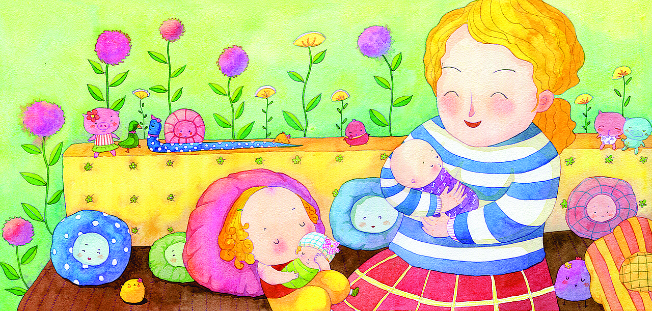 儿童性教育绘本（图ZMzY5NjQzMjQ=） - 儿童插画 - 站酷设计师木棉绘画原创素材 - 站酷ZCOOL