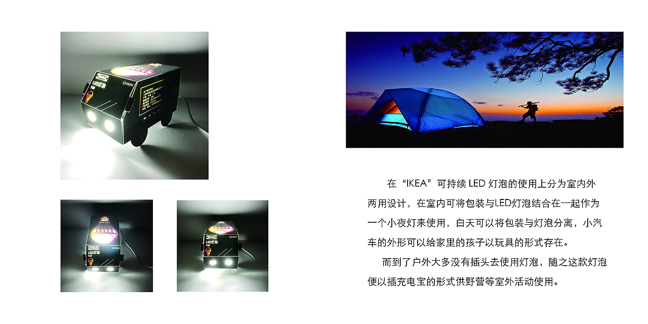 IKEA可持续LED灯泡包装设计