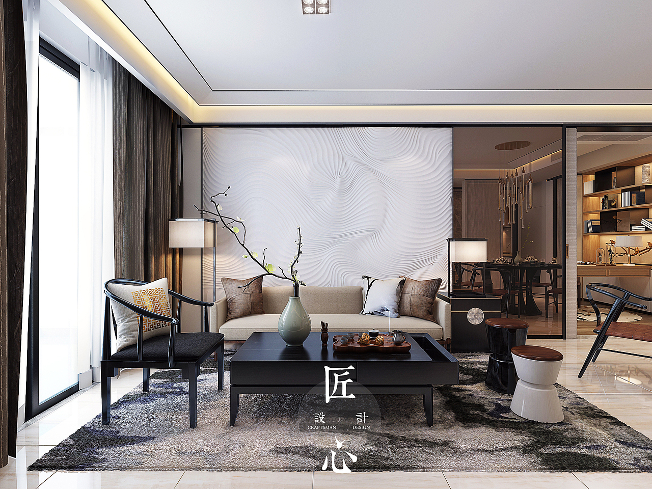 南京中航新中式风格（图ZMzkwNjMzMjg=） - 建筑/空间 - 站酷设计师匠心Franklin原创素材 - 站酷ZCOOL