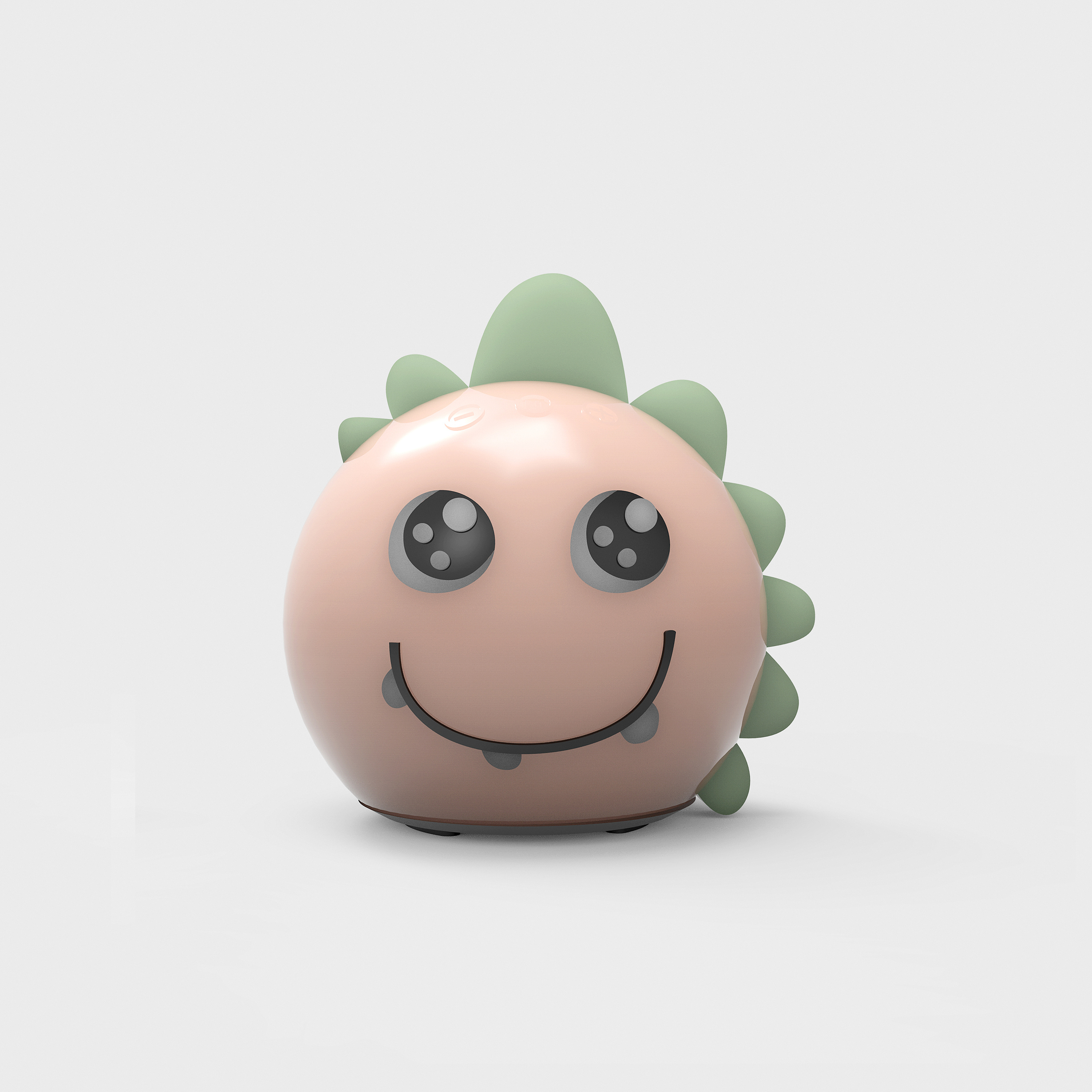 动物造型蓝牙音箱犀牛建模