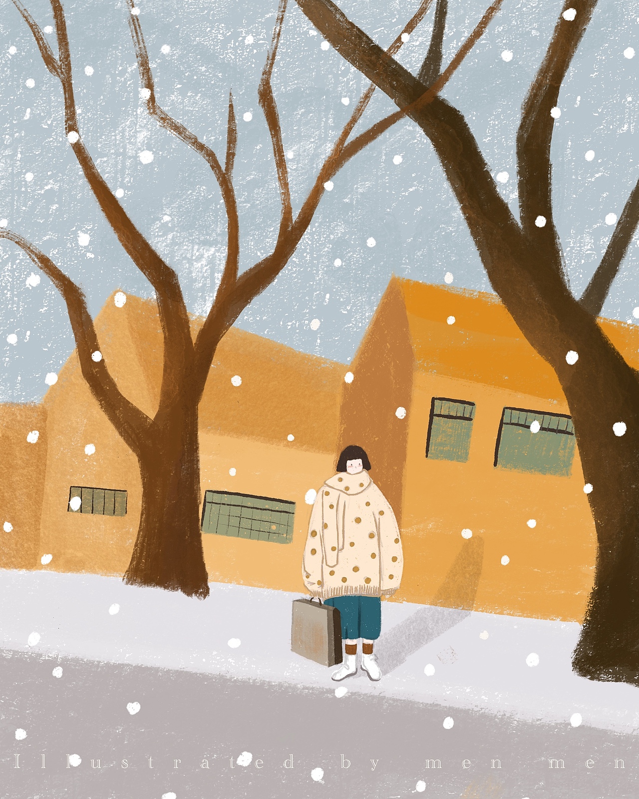 门门的百日插画计划WEEK01（图ZMjMzOTg1MzA4） - 创作习作 - 站酷设计师门门_menmen原创素材 - 站酷ZCOOL