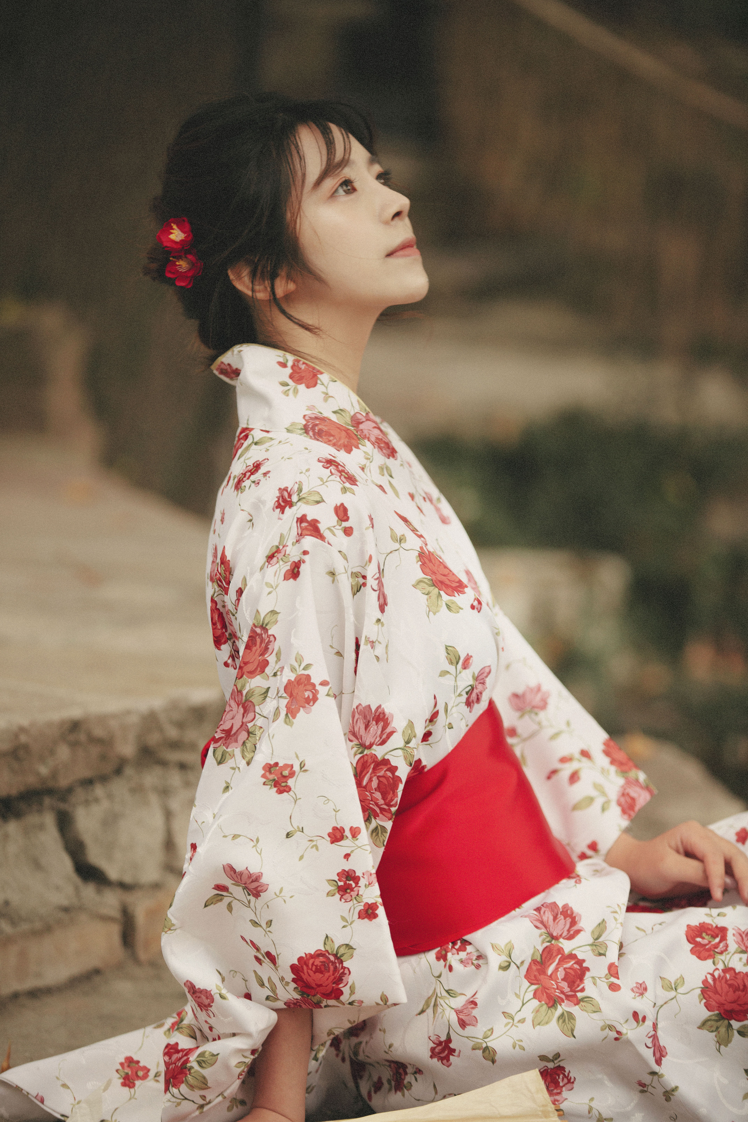 侧脸杀丨和服写真