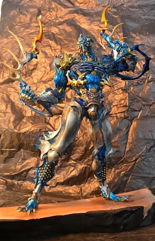 好久前涂的一款,青鬼|手工艺|手办/模玩|梵莫_原创作品-站酷zcool