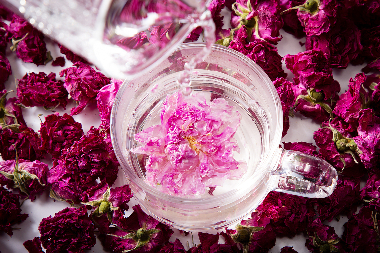 玫瑰花茶拍摄 拍照摄影 花草茶商业定制摄影广告拍摄