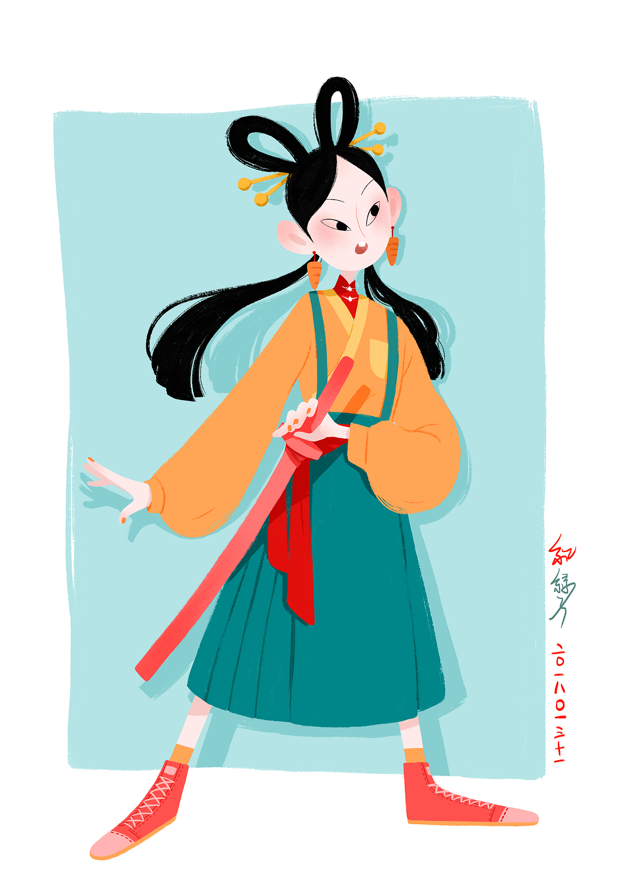 愛麗絲（图ZMTA3NjUxMjQ4） - 创作习作 - 站酷设计师紅綠子原创素材 - 站酷ZCOOL