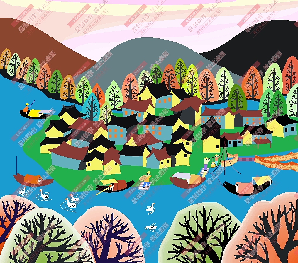 中小学生电脑绘画作品创作制作（图ZMTE3MDI3Njgw） - 艺术插画 - 站酷设计师sucaionline2020原创素材 - 站酷ZCOOL