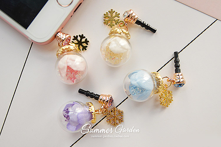 花艺手作--永生花钥匙扣--《夏末花园成长日记35》