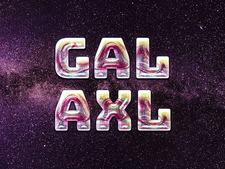 星空特效文字 |平面|字体/字形|misschen小姐_临摹作品-站酷zcool