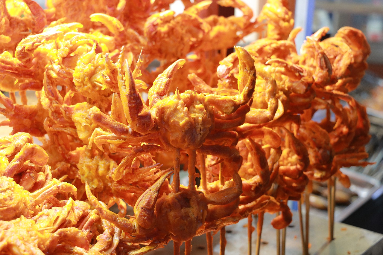 夜市小吃街美食