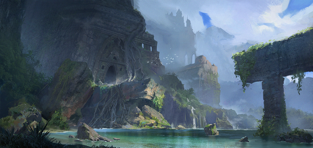 废墟|插画|概念设定|zx岚 - 原创作品 - 站酷 (zcool)