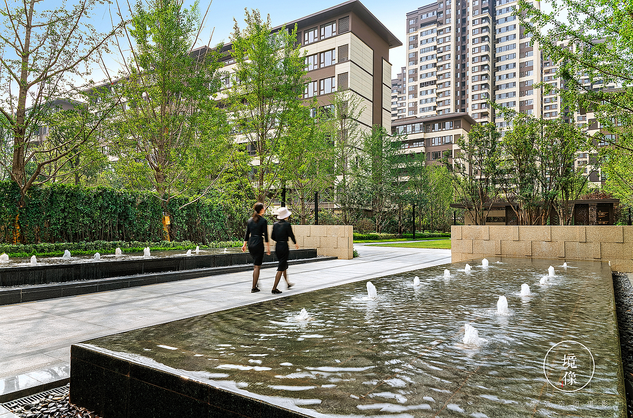 【园林摄影】郑州万科紫台房地产建筑园林实景拍摄（图ZMTM5NjYwMDc2） - 环境/建筑摄影 - 站酷设计师境像建筑空间摄影原创素材 - 站酷ZCOOL