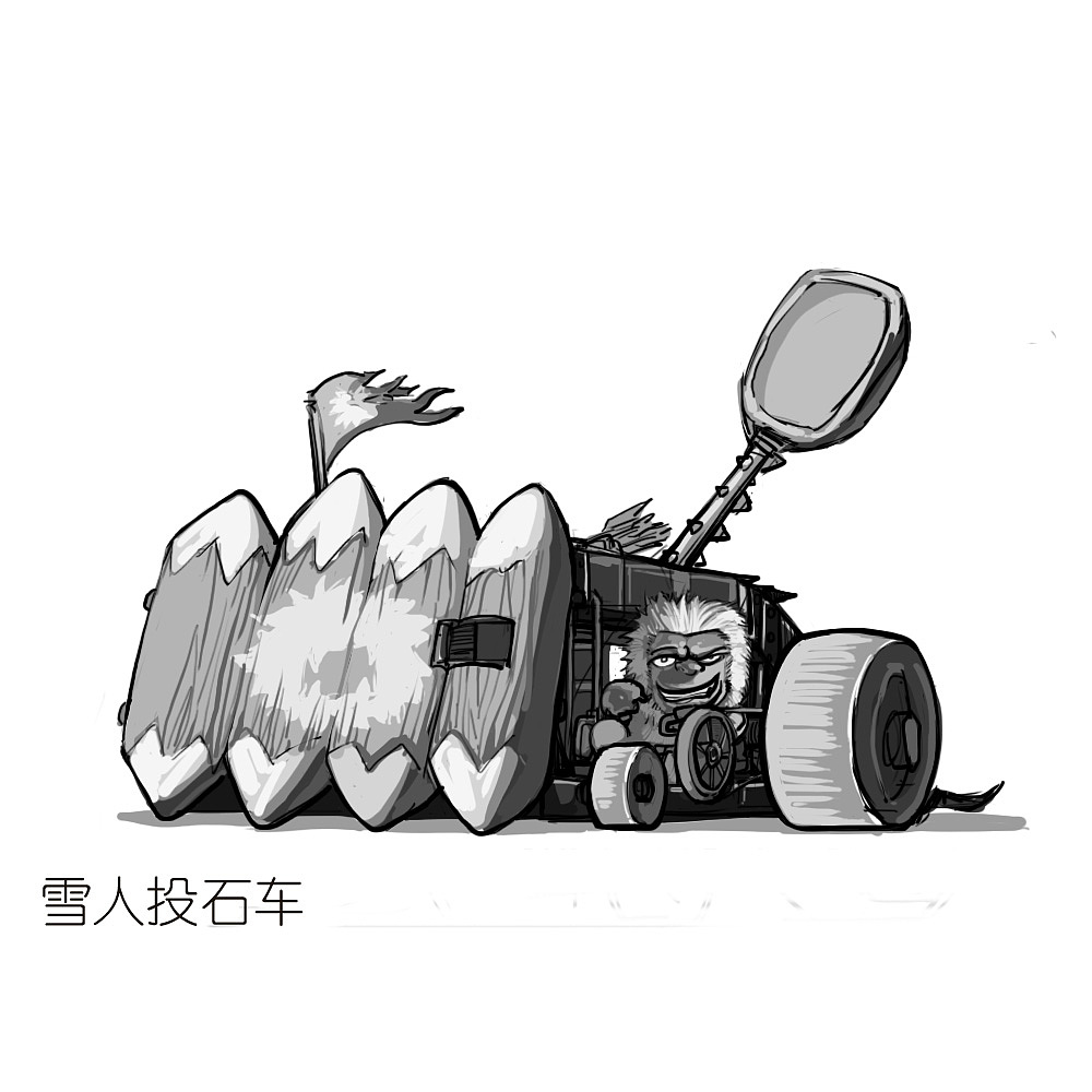 雪人人设作品两幅（图ZMTEzNjA3OTY=） - 单幅漫画 - 站酷设计师Edwarde_Liu原创素材 - 站酷ZCOOL