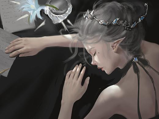 冰公主（個人主頁-ZMjU5NTY1NTI=） - 藝術(shù)插畫 - 站酷設計師0南瓜子0原創(chuàng)素材 - 站酷ZCOOL