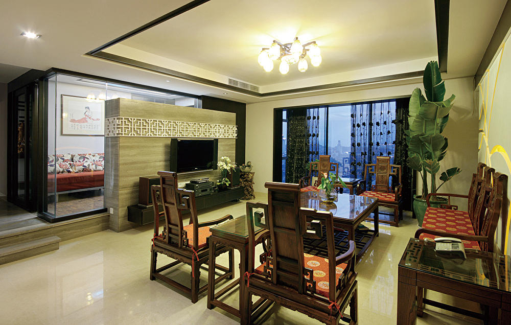 汉龙小岛113平米-客厅