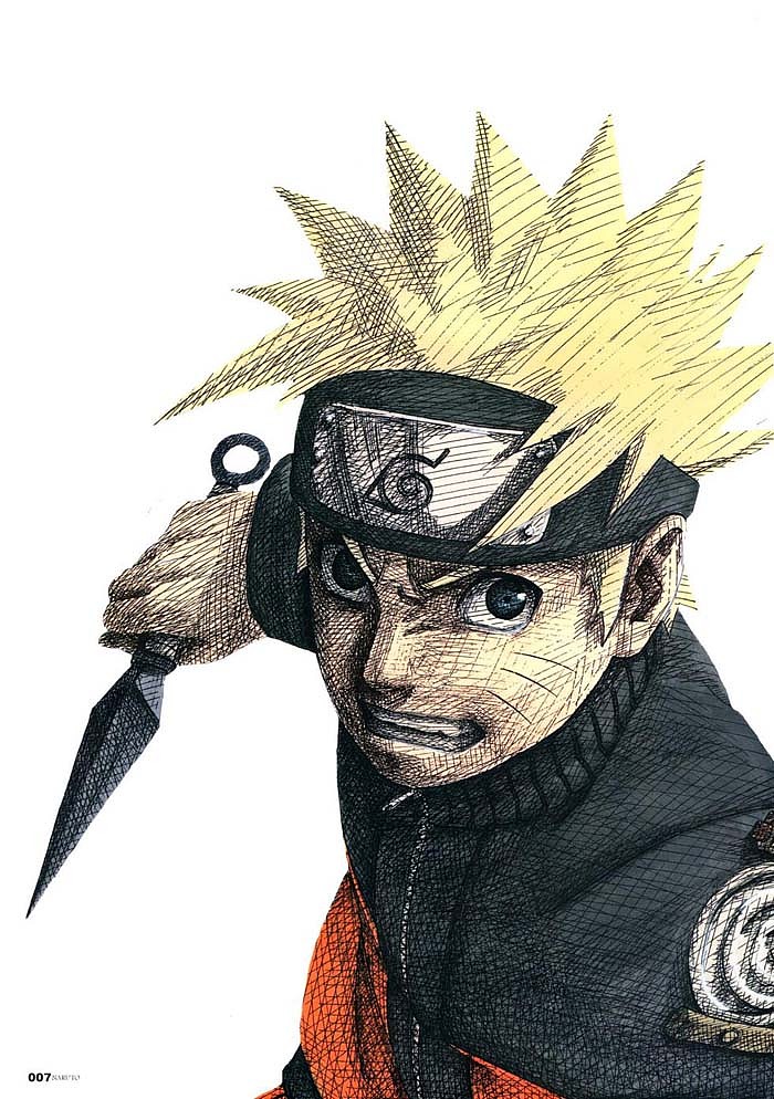 岸本齐史《火影忍者》漫画原画集