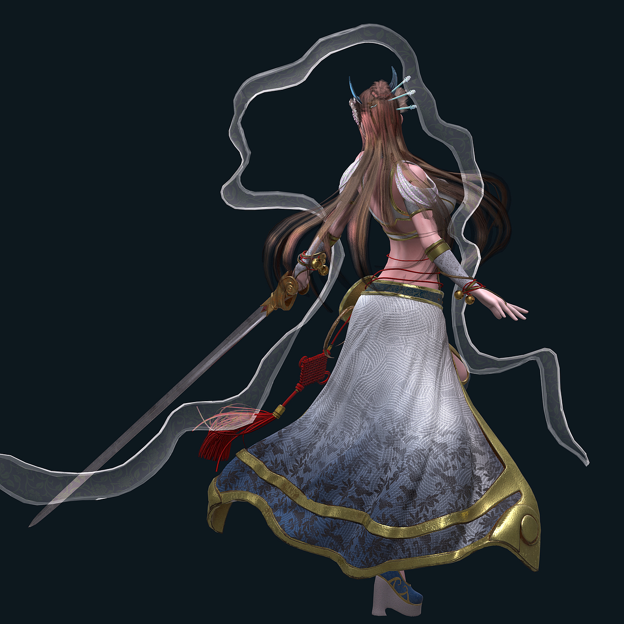 仙侠女（图ZMjM5NTU2NTQ0） - 人物/生物 - 站酷设计师张kai原创素材 - 站酷ZCOOL