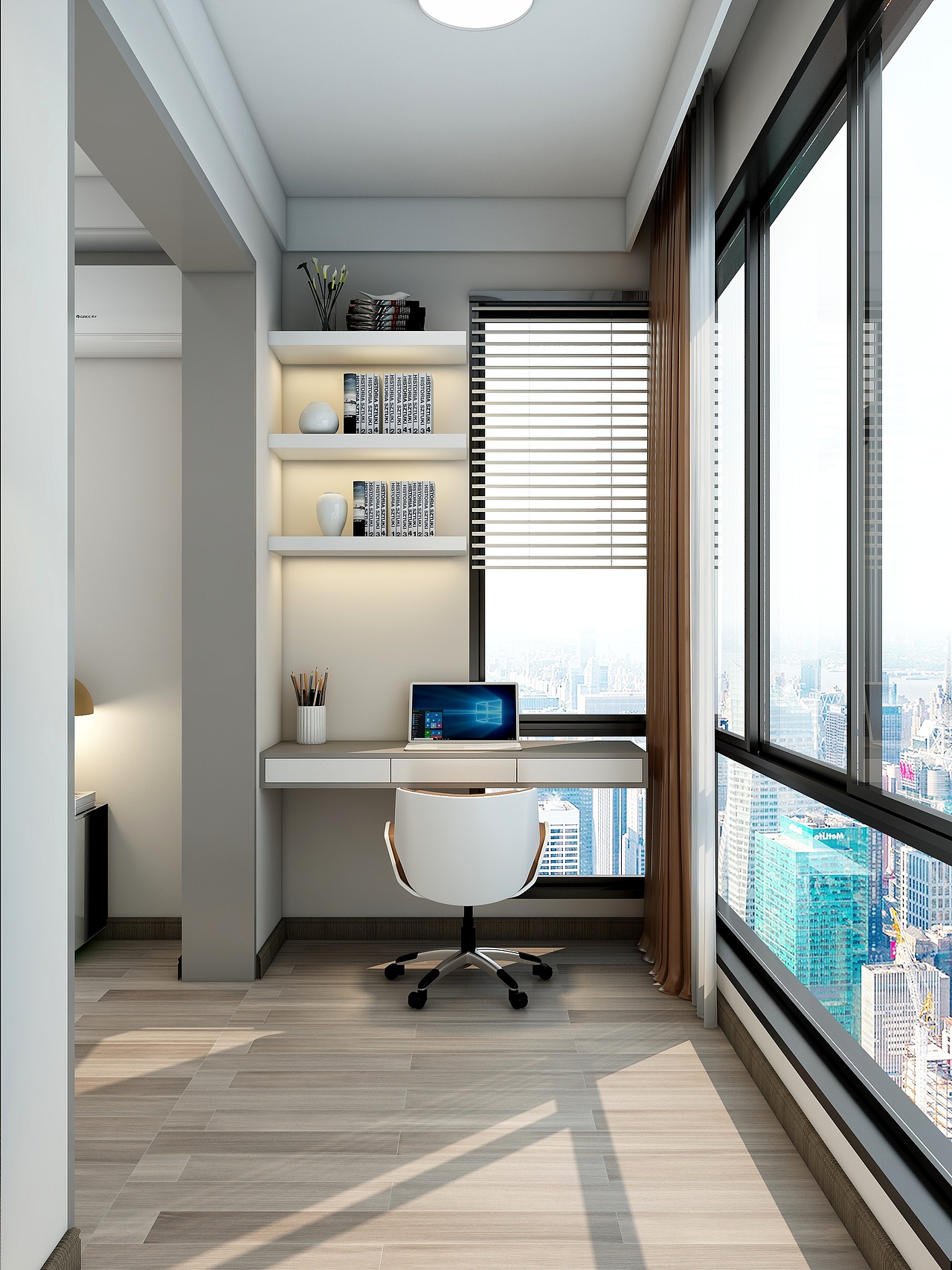 现代简约四居——暖咖家居