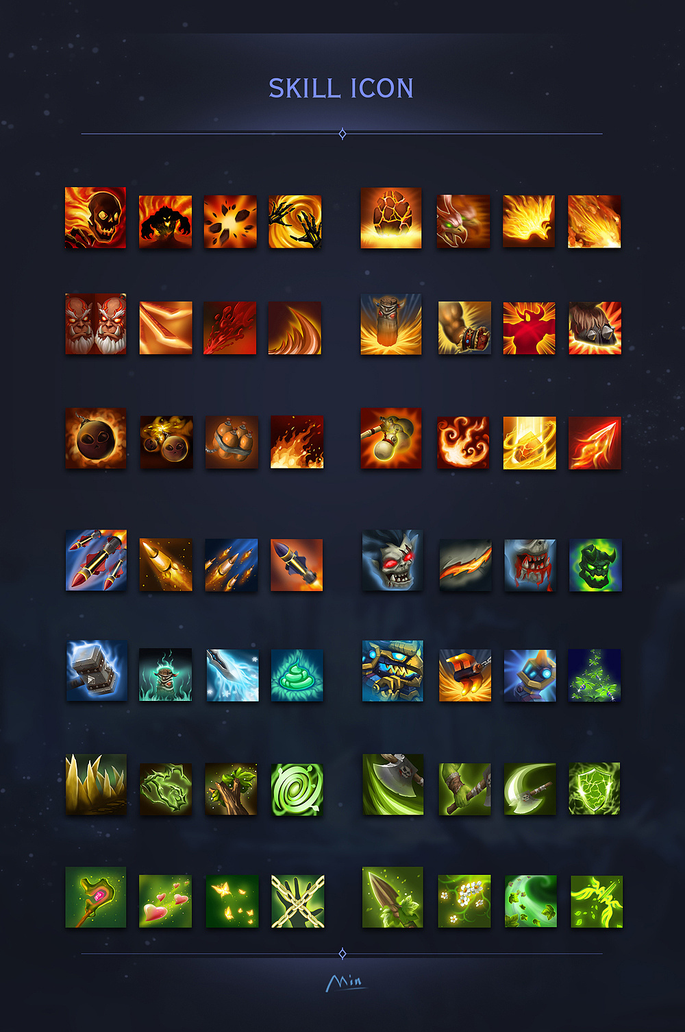 游戏技能icon