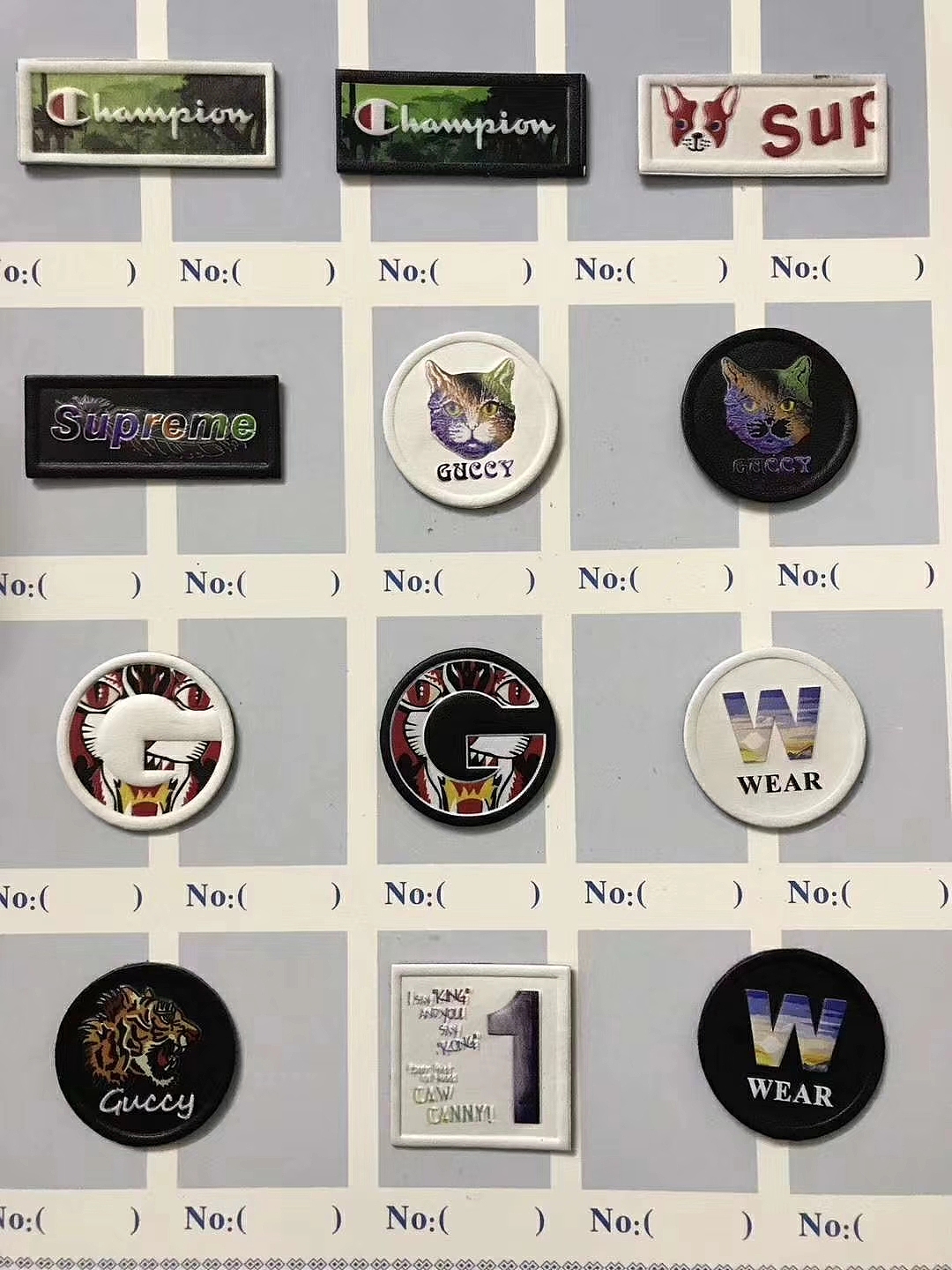 金属唛头标连体LOGO软皮标签商标定做织标定制服饰领标