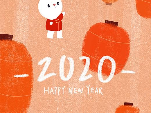 2020 新年快乐（个人主页-ZNDE2ODQ4MzY=） - 新锐潮流插画 - 站酷设计师芝士安格斯原创素材 - 站酷ZCOOL