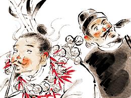 传统风插画 系列