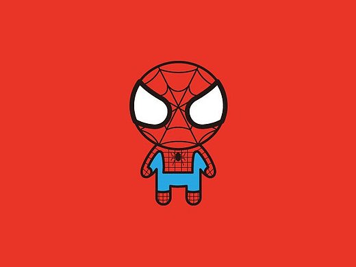 练习一个漫威呆萌q版的超级英雄——蜘蛛侠