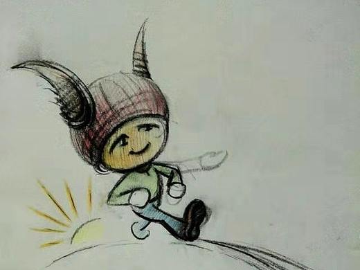 插画-亲爱的小明