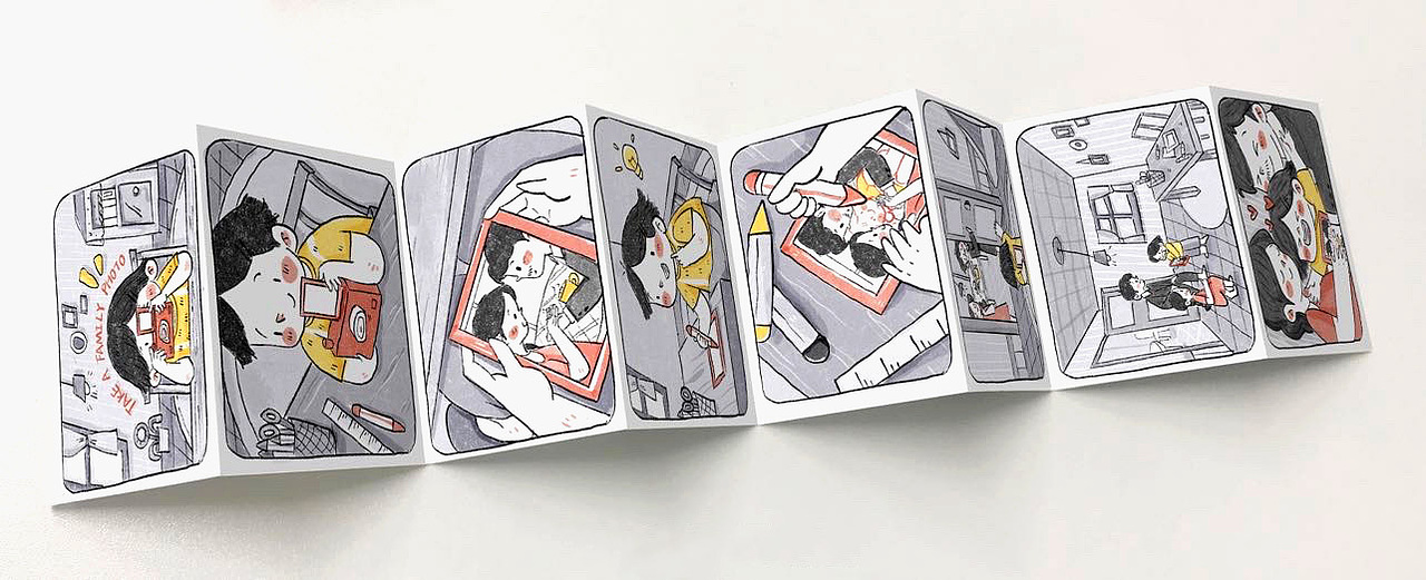 插画相机小豆本|记录家庭温暖的瞬间