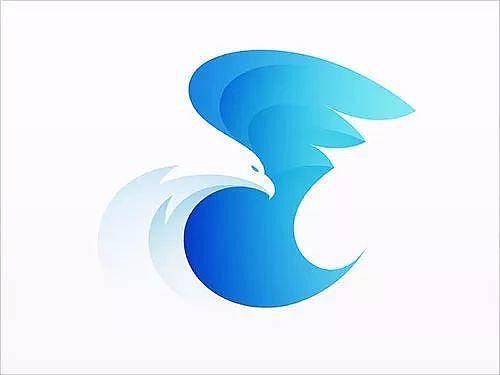 15个使用渐变配色的负空间LOGO作品