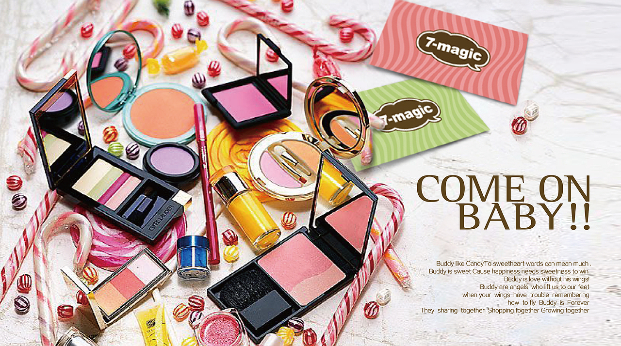 7-magic 甜美少女饰品品牌（图ZMjg2MDM0MTY=） - 品牌 - 站酷设计师margaretcat原创素材 - 站酷ZCOOL