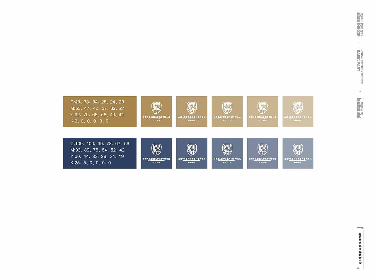 教育行业科学研究院全套VI设计/BC大猫设计/中国风VI