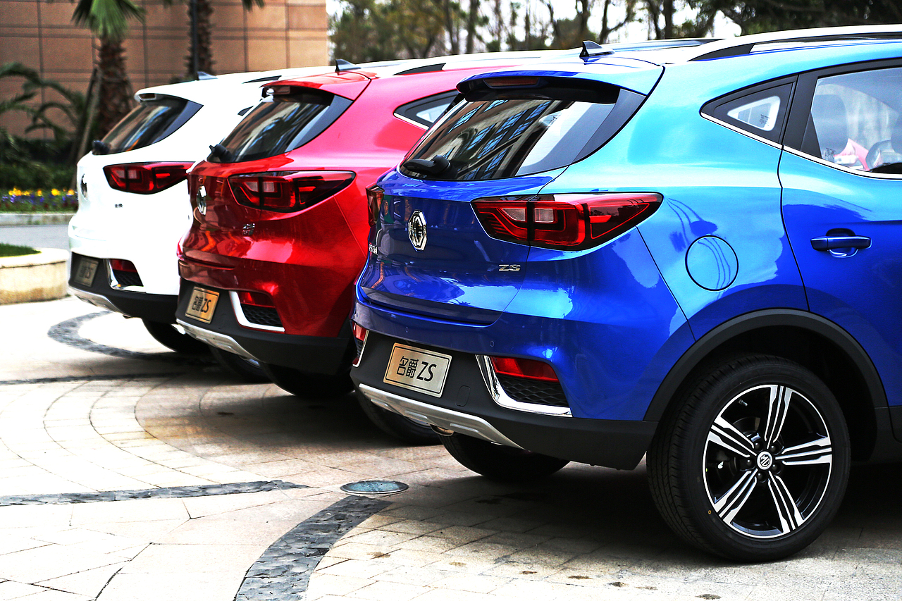 汽车——名爵ZS 车队（图ZODY3MTk5ODA=） - 产品摄影 - 站酷设计师糊叔原创素材 - 站酷ZCOOL