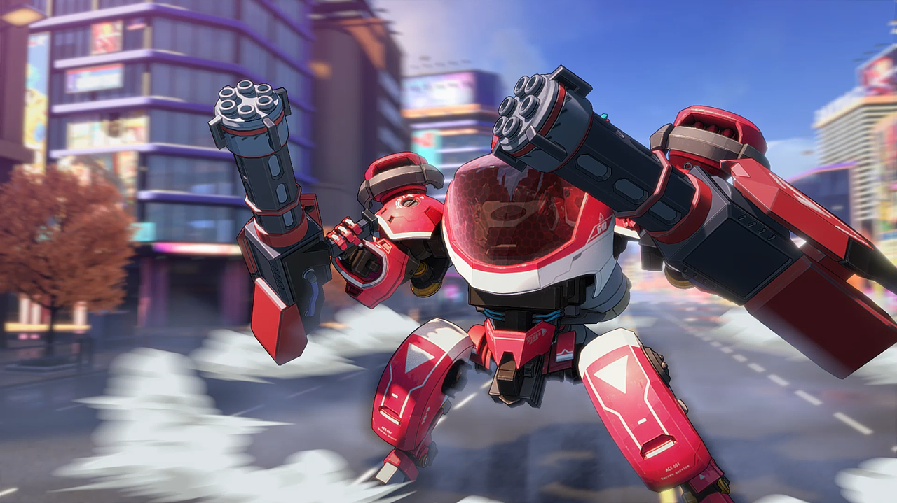 机动都市阿尔法机甲角色出场及ko动画展示