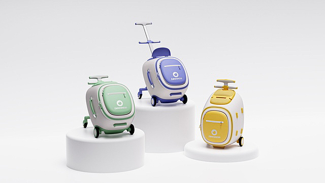 哈士奇设计作品 — 多功能旅行箱