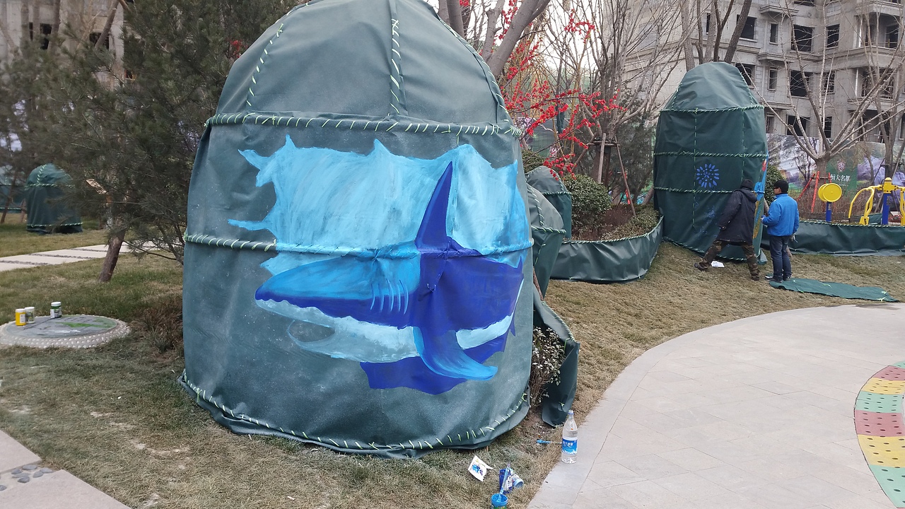 邯郸手绘墙、邯郸墙体彩绘、邯郸墙绘、邯郸恒大集团恒大名都楼盘园区彩绘。涂图艺术工作室（图ZNDk3NTI2NjA=） - 新锐潮流插画 - 站酷设计师涂图艺术原创素材 - 站酷ZCOOL