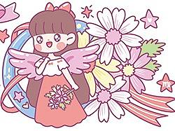 君子雷十二星座系列贴纸