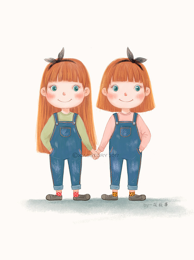 twins系列插画