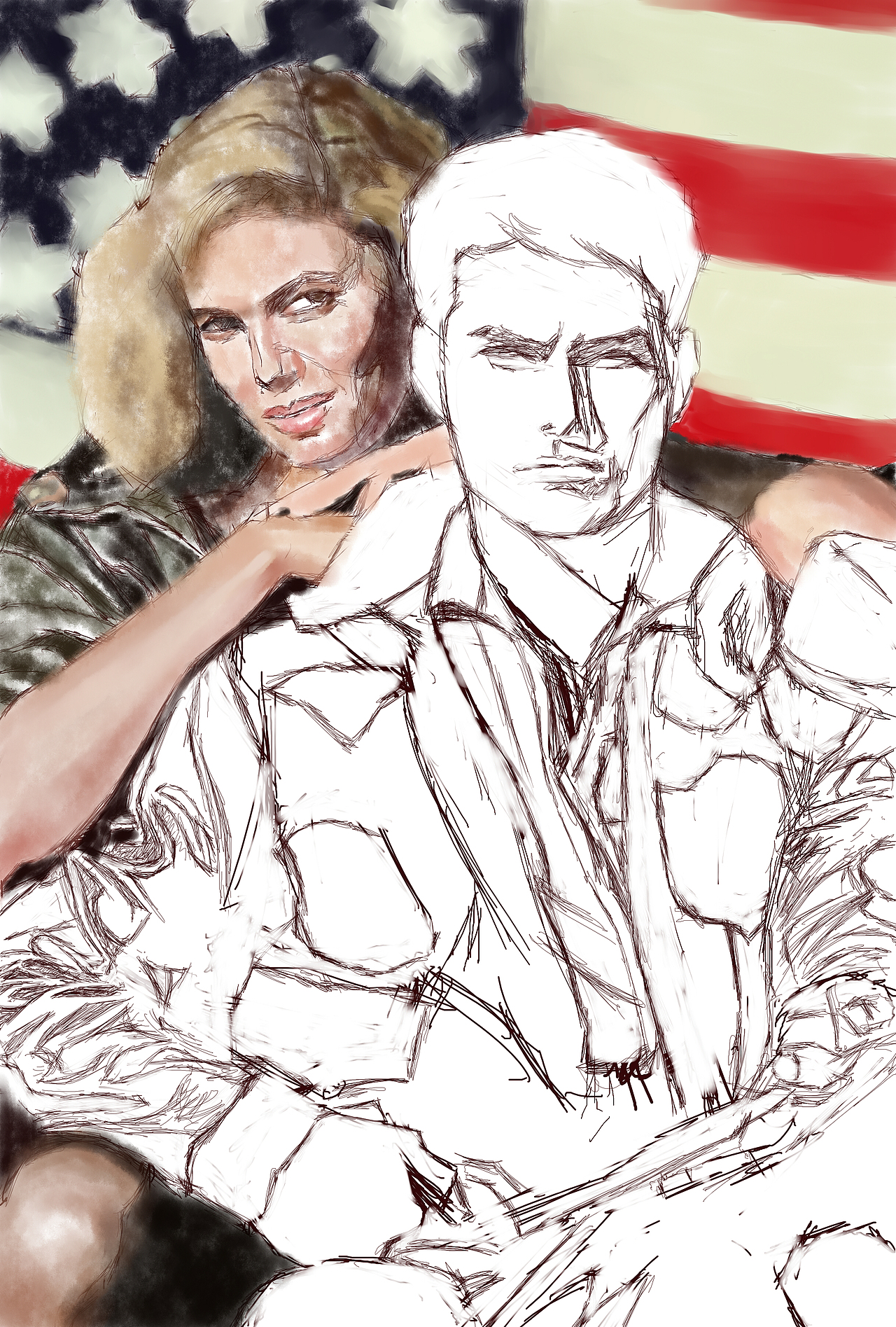 保罗·沃克壮志凌云汤姆·克鲁斯绘画美术素描添加表情喜欢ta的作品吗