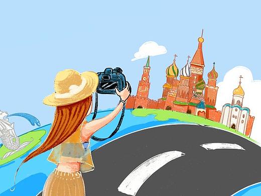 五一出游（個人主頁-ZMzU2NDY4ODg=） - 商業(yè)插畫 - 站酷設(shè)計師大M小子原創(chuàng)素材 - 站酷ZCOOL