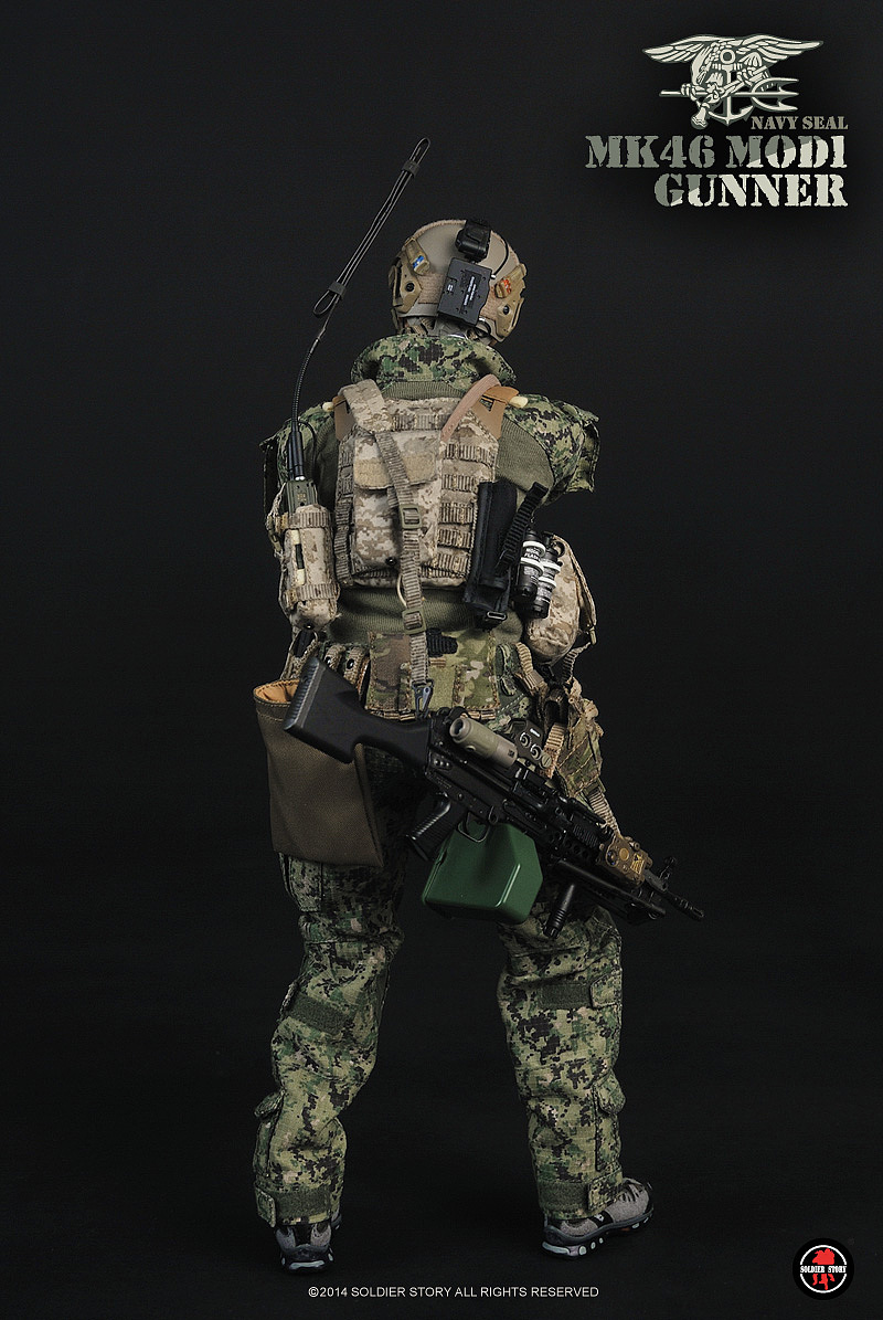 SoldierStory 美国海军海豹突击队 MK46 MOD1机鎗手（图ZMTExMDIwMDgw） - 手办/模玩 - 站酷设计师SoldierStory原创素材 - 站酷ZCOOL