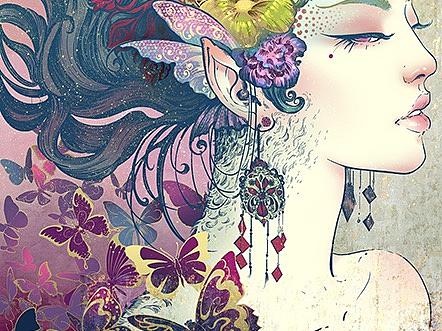 《聊斋·九尾》主视觉绘画创作