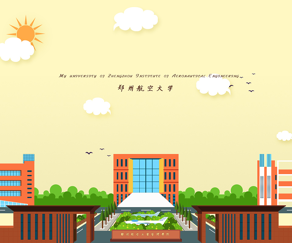 郑州航院扁平网页设计（图ZOTI0NDg3MDQ=） - 其他网页 - 站酷设计师ww简单就好原创素材 - 站酷ZCOOL