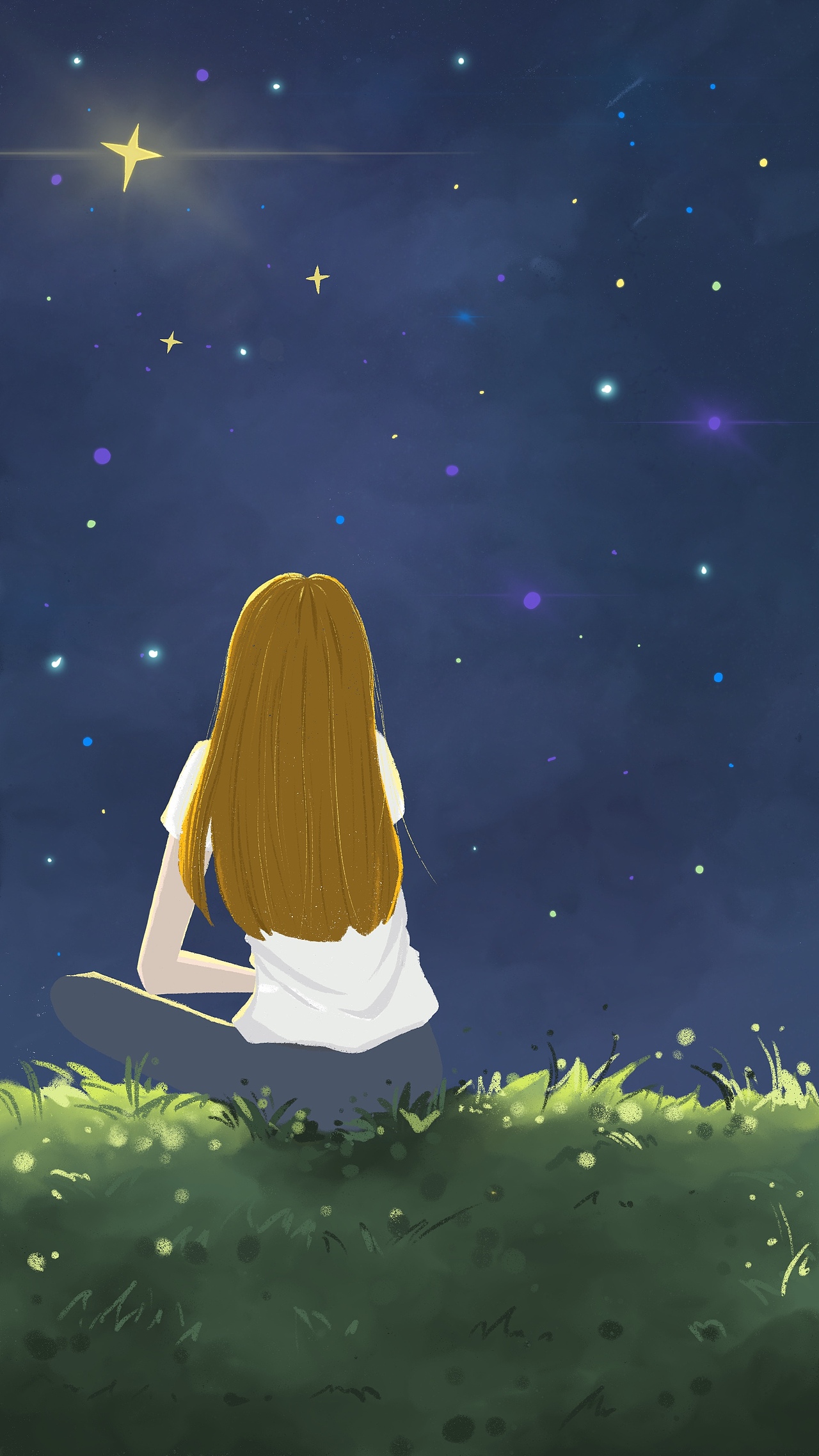 宜:仰望星空.浩瀚的宇宙,总有一个人期待与你相遇.